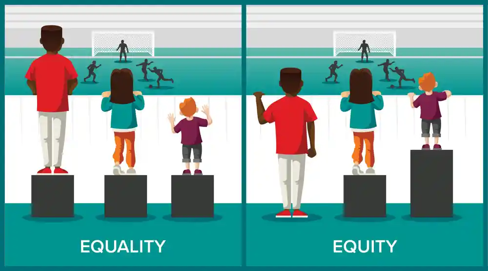 the difference between equity and equality