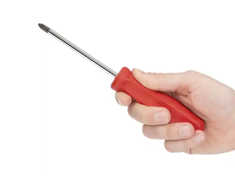 A screwdriver